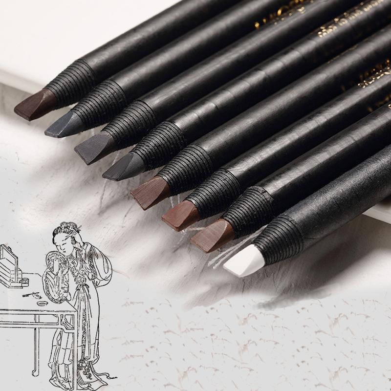 1PCS Eyebrow Pencil Long-Lasting White Eyebrows Cosmetic High Quality Natural Waterproof Makeup Wholesaletattoo Eyebrow Pencil