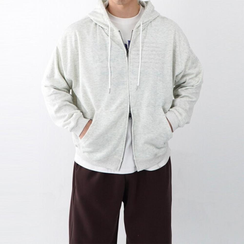 Onl Men S Crop Hoodie Jacket Gray