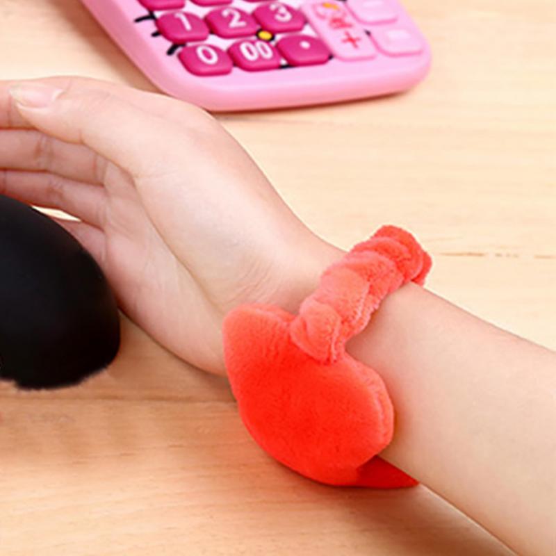 2PCS Office Worker Wrist Pad Mouse Wristband Wrist Guards Hair Band Mouse Wrist Support Super Soft Moveable Wrist Hand Pillow