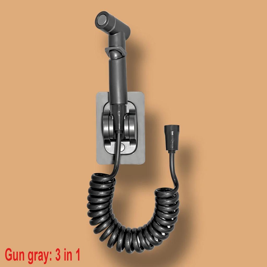 Bidet Toilet Sprayer Set Spray Water Bathroom Handheld Bidet Sprayer Toilet Shower Double Outlet Angle Valve Toilet Accessories