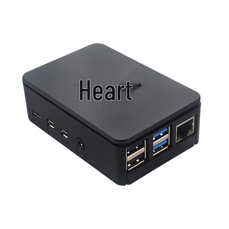 Raspberry Pi 4 Model B Black ABS Protective Case with Fan