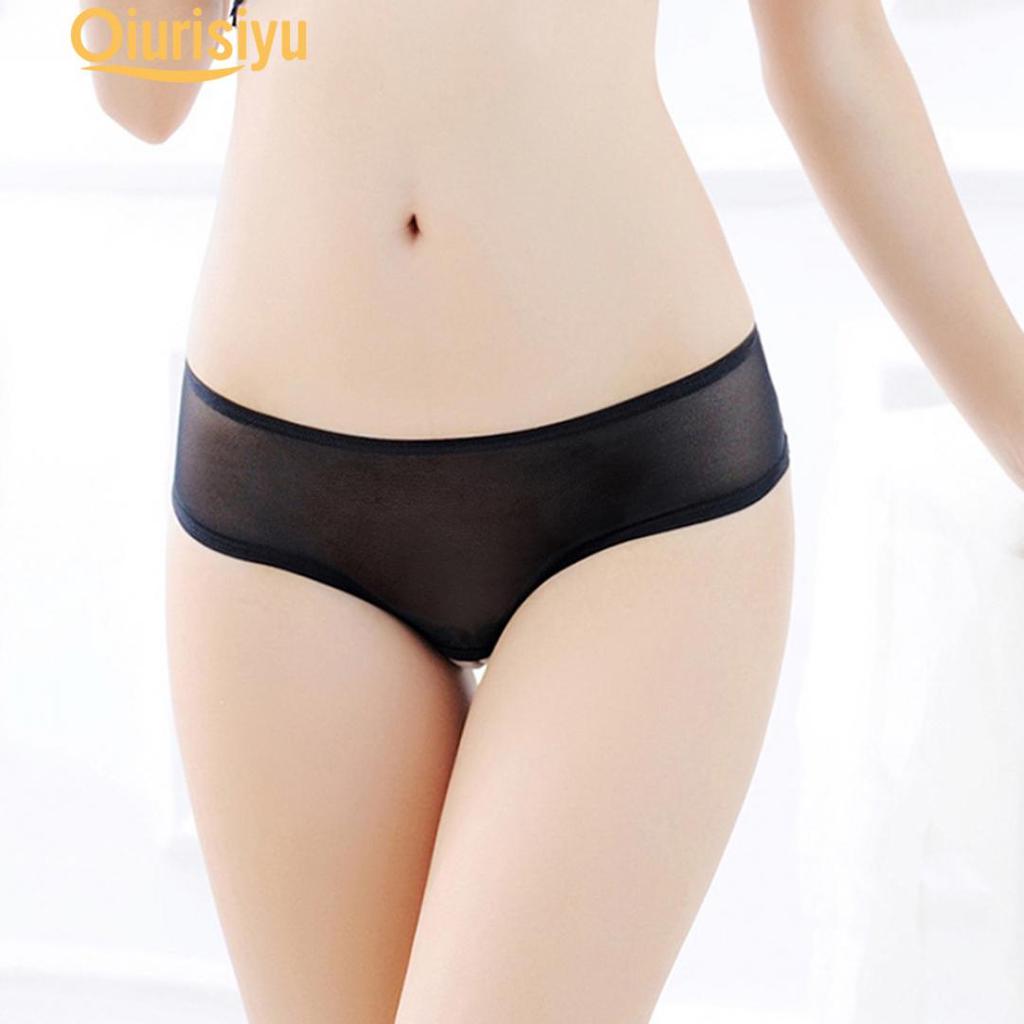 Sexy Flower Brodered Undertøy Underbukser Hip Exposure Briefs Truser Lady Favoritt