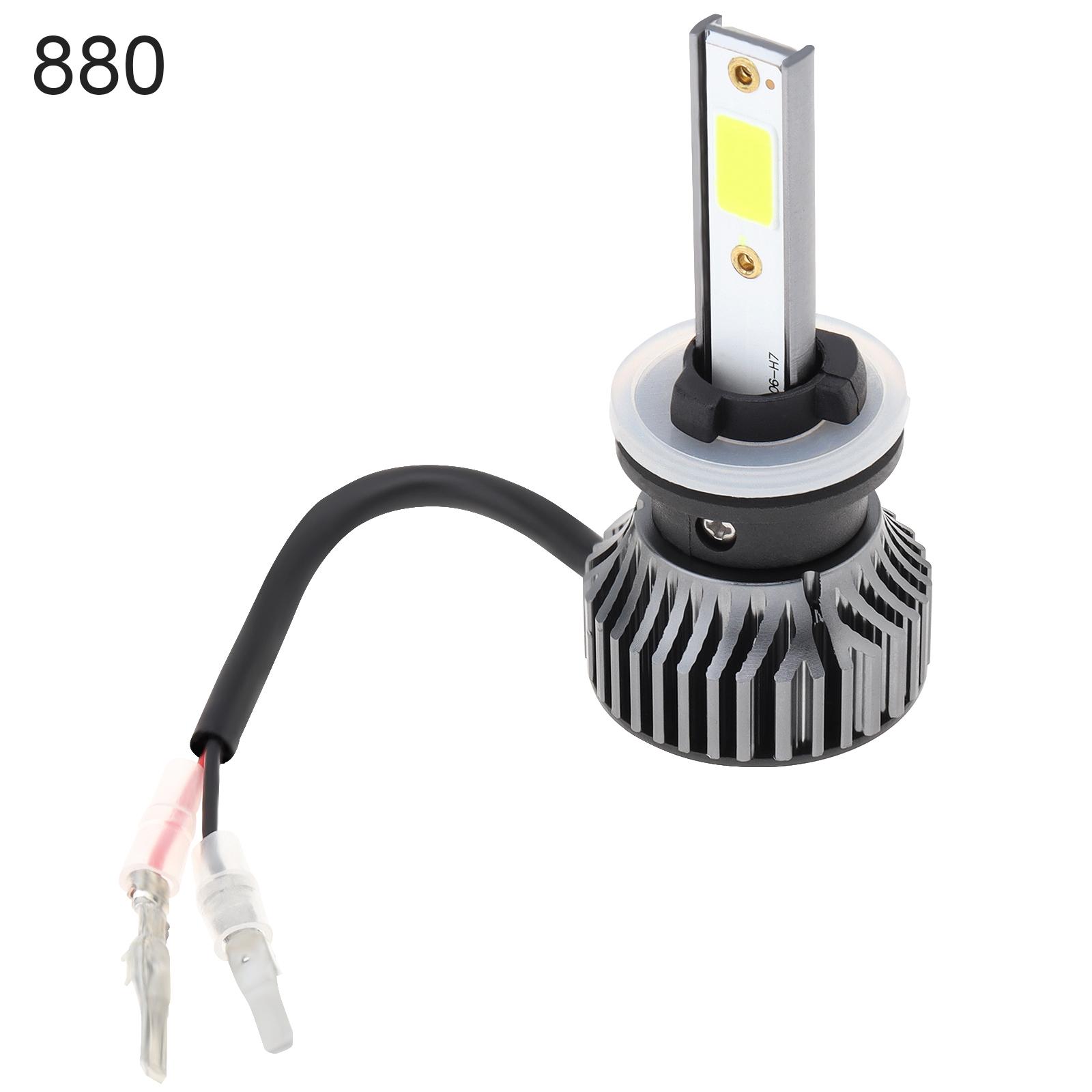 

2PCS 100W Car LED Fog Light Bulbs Yellow Light, Plug and Play Auto Replacement LED Bulbs H8/H9/H11/880/881/5202/ 9006/HB4/9005/HB3 880/881