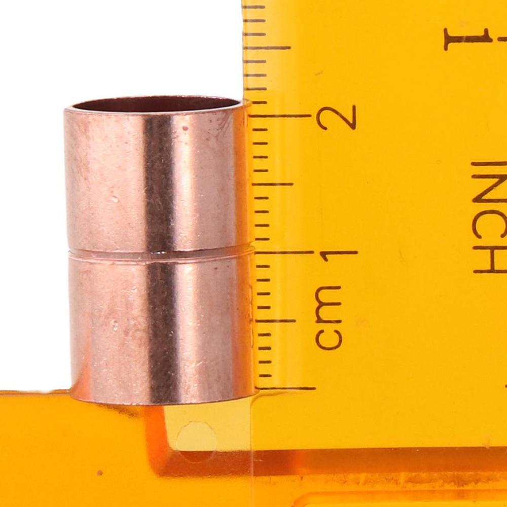 5Pcs Copper Connector Gold Adapter Strong Straight Coupling Copper Fitting  Home