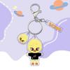 Anime Skzoo Doll Figure Keychain KPOP-SKZ-STAY Cartoon Double-Sided Printed Transparent Acrylic Key Ring Bag Accessory Fans for Carry Mini Lightweight