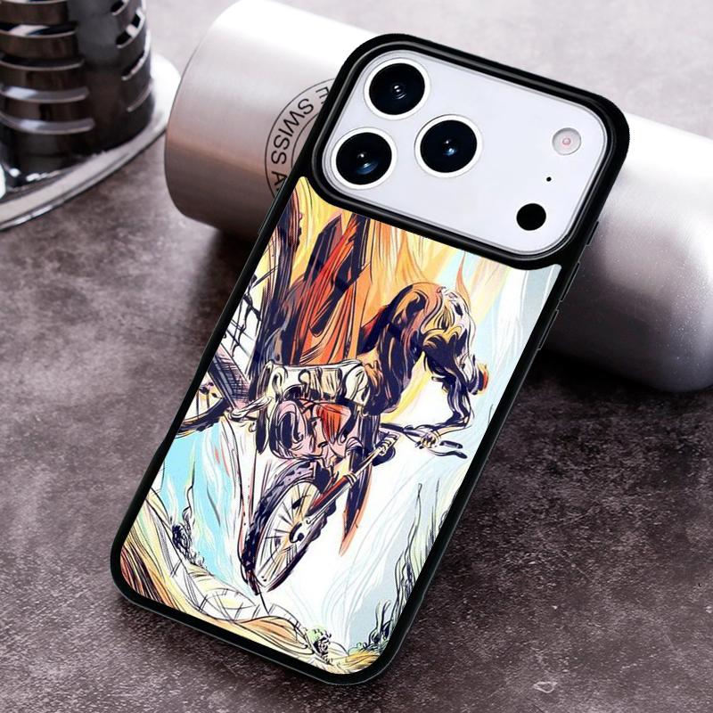 Mountain Biking MTB Phone Case for iPhone 17 16 15 Pro Max Air 14 13 12 11 Plus Shockproof Capa Cover