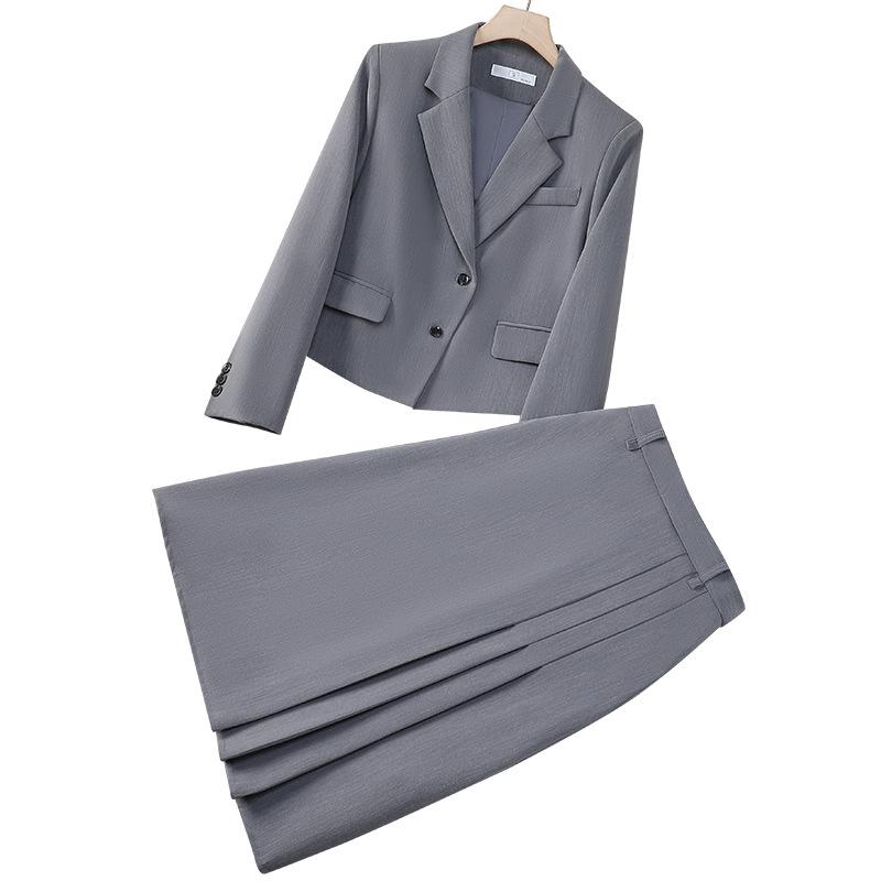 Zihong Professional Women's Interview Suit 2024: New Style for Teacher Qualification Tests & Petite Workwear Attire