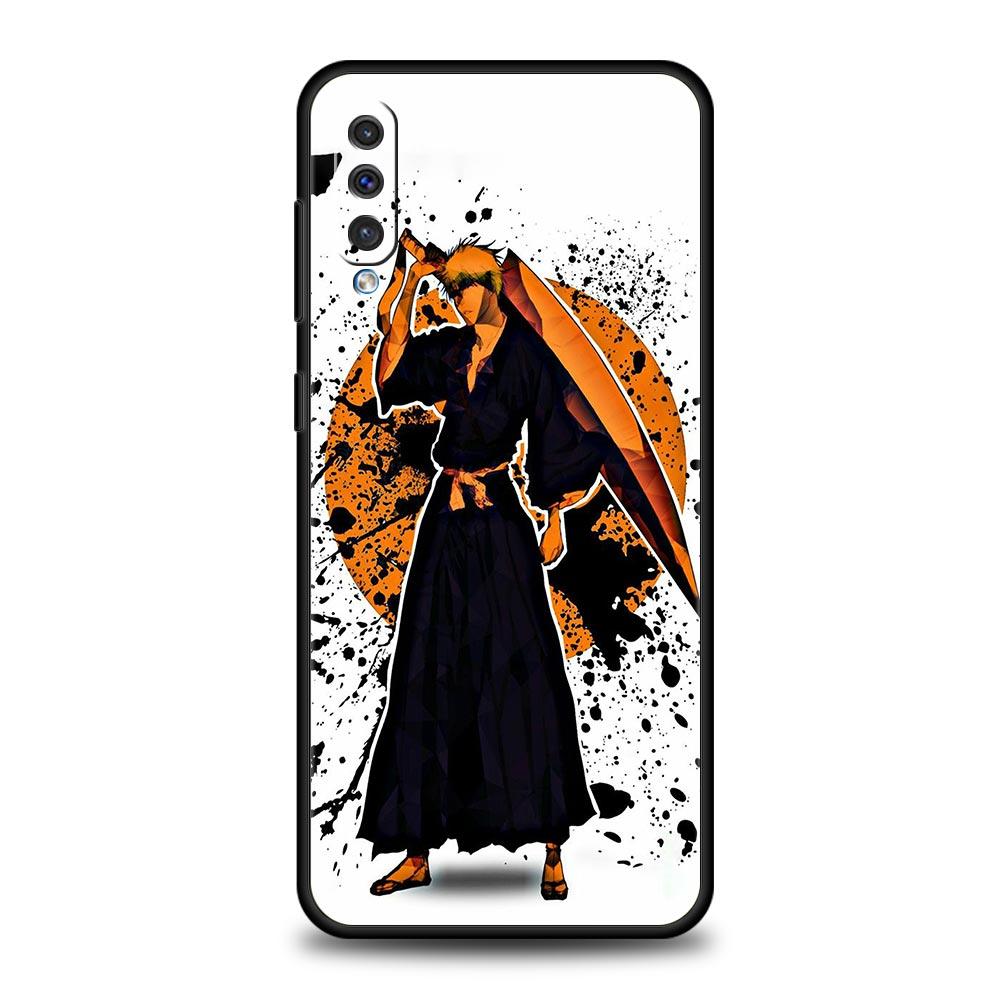 Bleach Kurosaki Ichigo für Samsung Galaxy A52s Telefon Fall 5G A12 A70 A50 A40 A20s A30 A10s A20e A10 A22 A72 a32 4G A02s Abdeckung