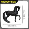 Carved Horse Statue, Animal Figurine, Modern Design, Office Decoration, Craft, Contemporary Art,