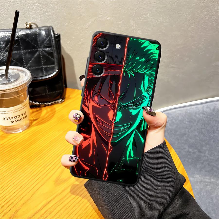 Ones Pieces Luffy Phone Cover Case for Samsung Galaxy A04 A01 A02 A07 Note 20 Ultra 9 10 A50 A70 A06 A03 A05 A30 A40 A10 A20