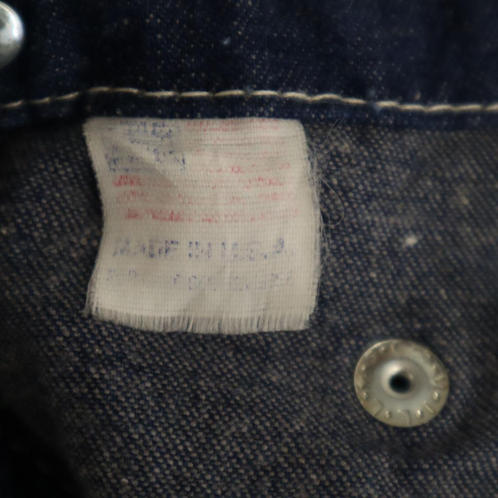BIG SMITH Anii '80 '90 Fabricat în SUA Vechi salopetă din denim Albastru Indigo Pictor Femei Folosit