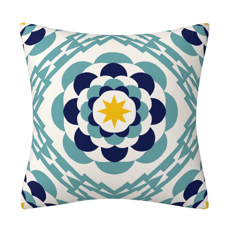 

Средиземноморский стиль Турецкая текстура пола Наволочка для подушки Домашнее украшение Подушка Подушка для дивана Наволочка для подушки Уличная подушка Подушка 45*45cm