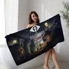 Game L-Little Anime N-Nightmares Beach Towel Colorful Bath for Girl Microfiber Quick Custom Sand Free Beach Yoga Spa Gym Pool