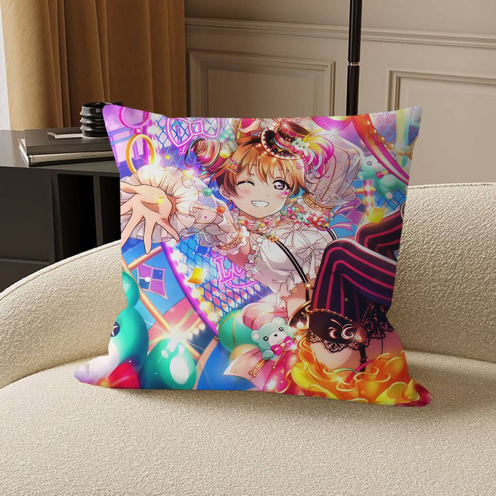 Каната Коноэ Персонализированные фототекст домашние декоративные подушки Бытовые подарки 45x45 см 12x12Inch