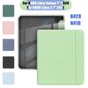 Capa Inteligente Fina de Couro PU Para KOBO Libra Colour Libra 2 N428 N418 Ebook de 7 polegadas Capa Traseira de Acrílico Transparente Bolsa Funda