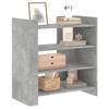 VidaXL Buffet gris béton 73,5x35x75 cm bois d'ingénierie, armoire, armoire latérale, armoire de rangement, armoire, placard, 848391