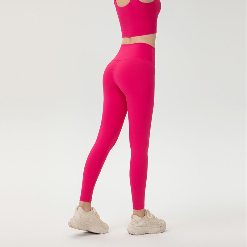 Lulu Original Align High-Waist Yoga Pants: Bare-Feel, Breathable, Quick-Dry, Peach-Lifting, Cropped Fitness Pants.