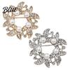 Non-deforming Brooch Pin Faux Pearl Wreath Design Lapel Pin