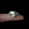 Creative Mystical Masked Face Open Rings For Women Men Goth Style Personality Adjustable Rings Jewelry Gift