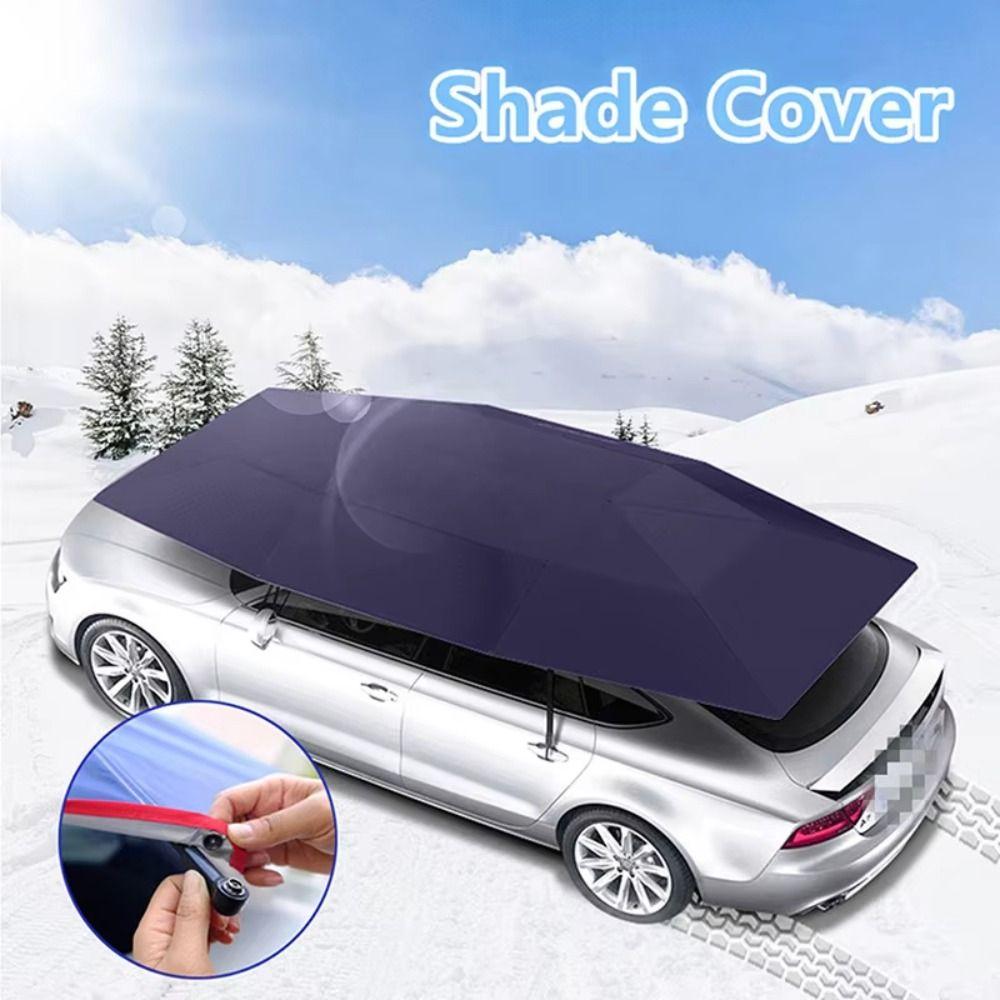 Waterproof Auto Retractable Car Cover Cloth Material Heat Insulation Canopy Outdoor Vehicle