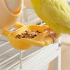 Eggshell Bird Bird Food Dispenser Bite Resistant Bird Standing Stick  Beak Claw Grinding