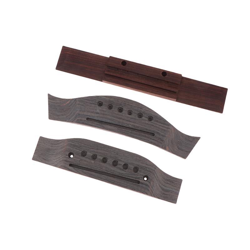 1 stk Folkgitar Sadel Bro Palisander Gitarbro Nedre Strengputer Bro Akustisk Gitar Qin Ma Qin Qiao Folkgitar