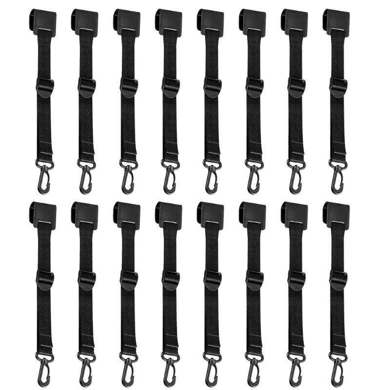 

8/16 шт. Крючки для туристического тента Нейлоновая стропа Вешалки для палатки Зажим Крючки для кемпинговой палатки Легкие вешалки для активного отдыха 1