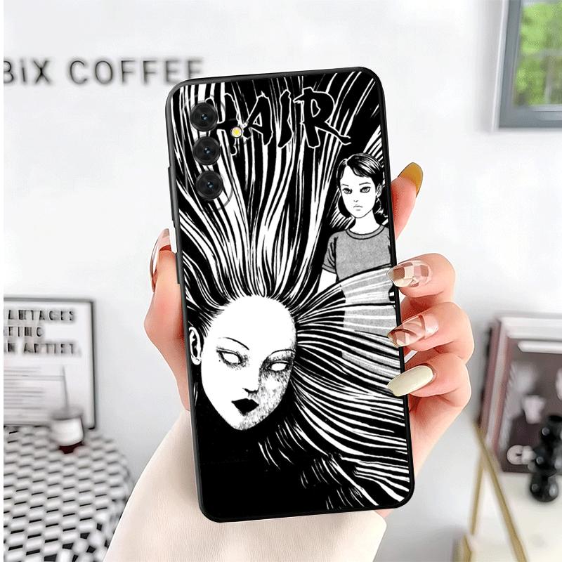 Japanese Horror Anime Soft Phone Case for Samsung A17 A37 A57 A16 A26 A36 A56 A15 A25 A35 A55 A14 A24 A34 A54 A13 A23 A33 A53 A5