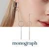 Monograph Bonita Earrings Mger0262 14K Gold Plated