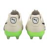 Puma King Platinum 21 Vegan FG AG Ivory Glow Green Glare Men Sneakers Cream Black 106675-01