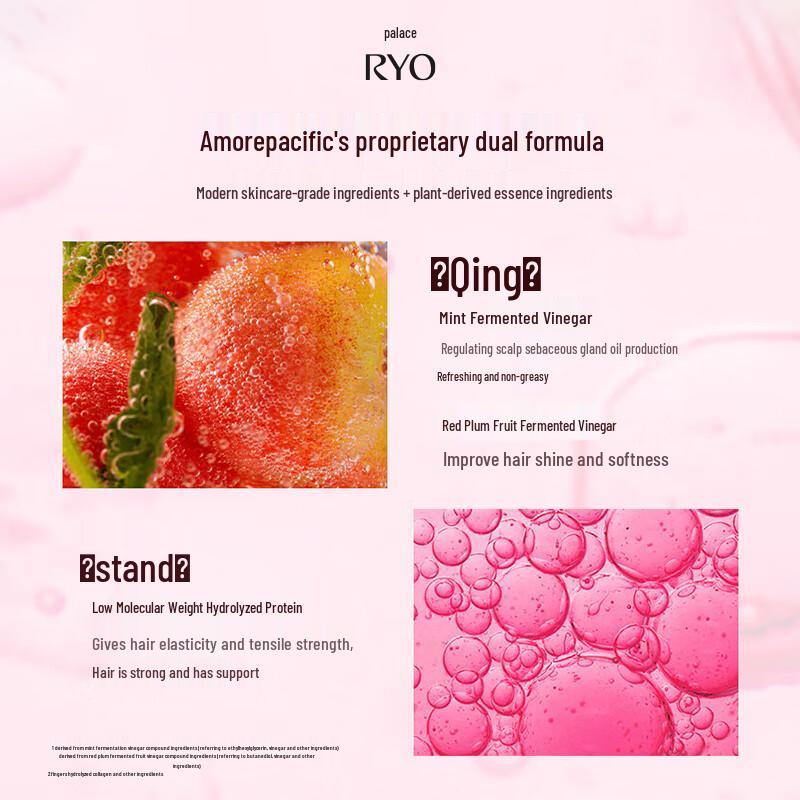 Ryo Pink Volume & Oil Control Shampoo & Conditioner Set