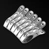 Heavy Duty Clothes Pins 6pcs Stainless Steel Clothespins Windproof Metal Large Clothes Pins Quilt Clamps for Home Use