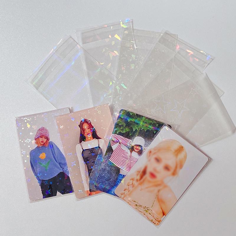 10/50pcs Kpop Photocard Holder Idol Card Collect Book Photo Paper Jam Blank Paper Idol Card Protector Kpop Photocard Sleeve