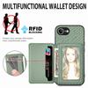 Leather Card Back Case for iPhone 16 Pro Max 15 Plus 14 13 Mini 12 11 16e 17 Pro Max Xs Xr X SE 6 7 8 Magnetic RFID Wallet Cover