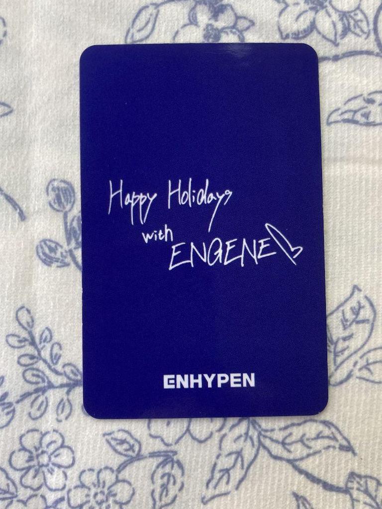 [USED] Niki ENHYPEN Gayo Daejun SBS Enap Sanok Trading Card