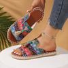 Fashion The 2025 Summer New Fashion European and American Fringed Women's Flip-flops 43 Beach Sandals Are Versatile