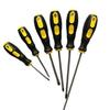 Ergonomic Non-slip Magnetic Screwdriver Set: Slotted, Phillips, and Torx.