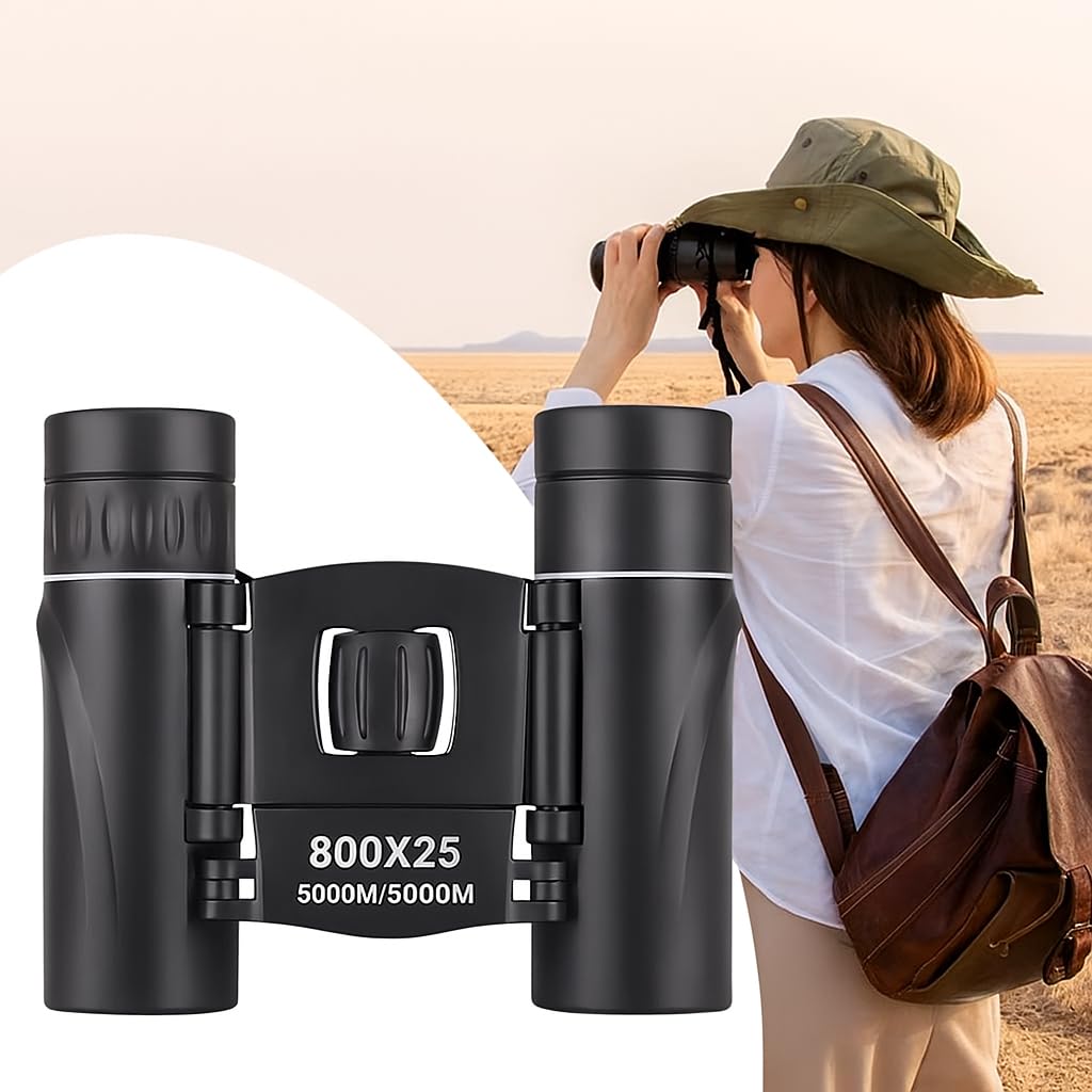 Audiophile Binoculars for Live 800x25 Opera Glasses with Adjustable Ideal for Children and for Approximately X 9cm Theater, Performances,