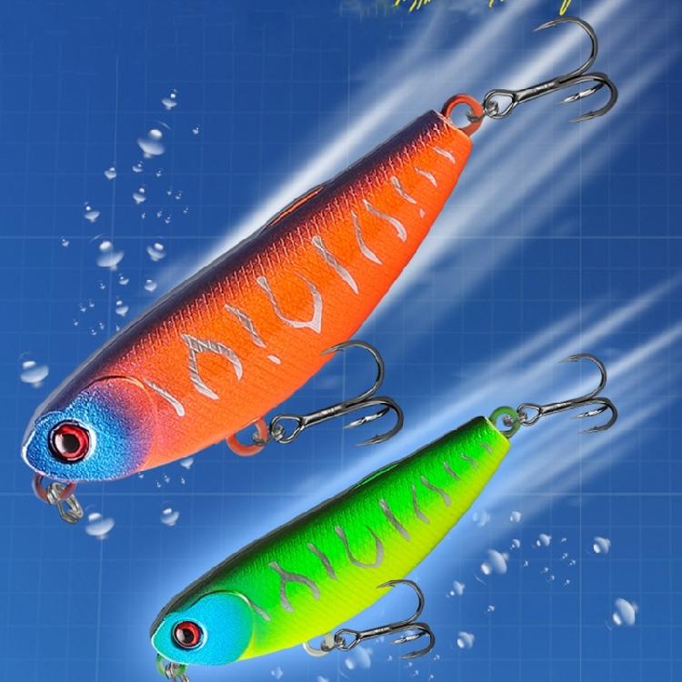 5.5cm 5.6g Hard Baits Walk The Dog Artificial Baits Topwater Pencil Popper Fishing Lures with Hook 5pcs