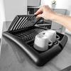 Drainer for Dishware, Plates, Cups, Cutlery, Kitchen Standing Black