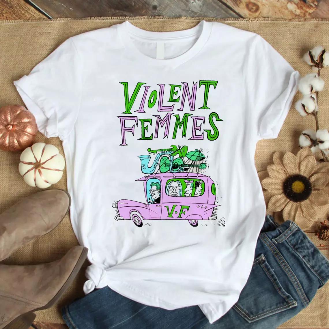 

Violent Femmes Graphic Men T-shirt White Unisex Cotton Tee All Sizes 2F56 2XL