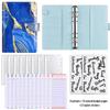 Cross-border Exclusive A6 Gold Foil Macaron PU Leather Hobonichi-Style Budget & Event Planner Notebook