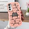 Hülle für Samsung Galaxy A13 A16 A21s A14 A12 A11 A52 A15 Weiche Handyhülle A23 A53 A04 A03 A33 A06 A22 A05 Cartoon Süße Katze