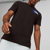 Puma Retro Logo Print Running Sports Fitness Crew Neck Short Sleeve T-Shirt Men Tops Black 523751-01