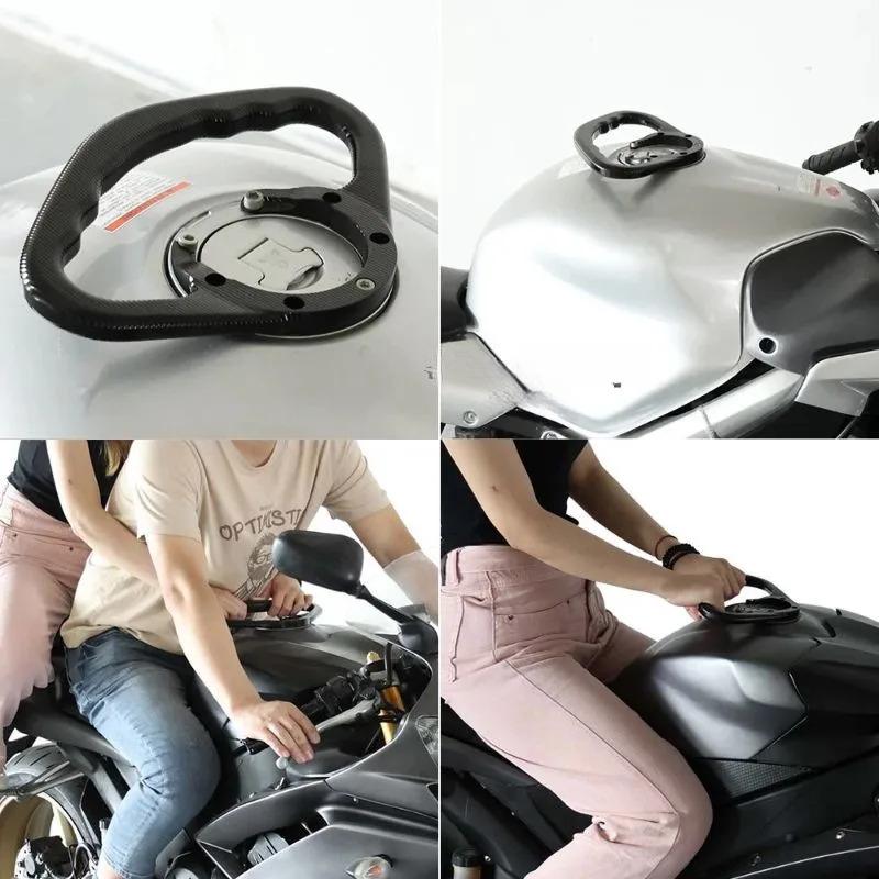 For Kawasaki Yamaha Suzuki Fuel Tank Cap Handle Suitable Motorcycle Modification Tank Cap Grab Handle Rear Passenger