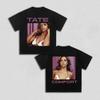 Singer Tate McRae Portrait Graphics Tshirt Unisex Shirt 2026 Summer New Unisex Women Luxury Fashion Cotton Oversize Tshirt Y2K