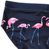 Flamingo zwembroek heren sexy badmode sneldrogende badpakken met voering