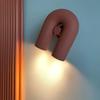 Nordic LED Wall Light U Shaped Art Lamps For Bedroom Bedside Living Room Corridor TV Background Home Indoor Simple Decor Fixture