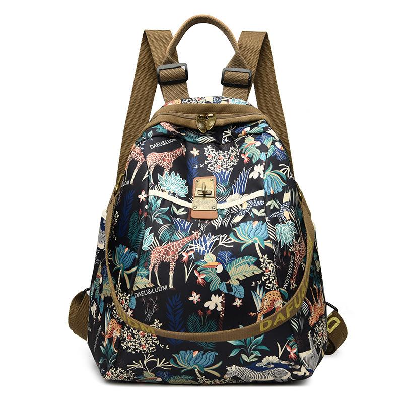 Quality Fashion Oxford Women's Backpack Luxury Designer Brand Anti-theft Lady's Backpacks