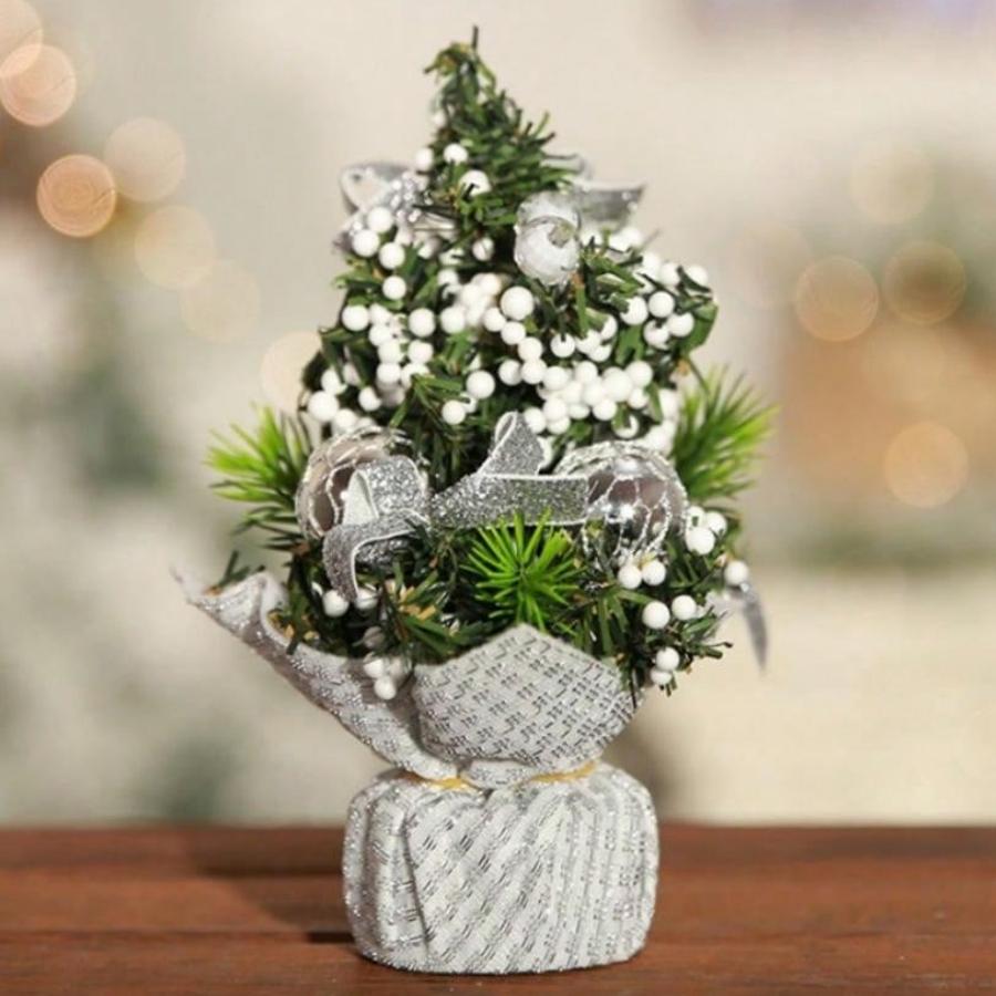 Ein Mini-Weihnachtsbaumschmuck Weihnachtsbaumschmuck Dekorative Bäume Weihnachtsgeschenke Feiertags-Einkaufszentrumdekorationen Tischschmuck Kleine Bäume